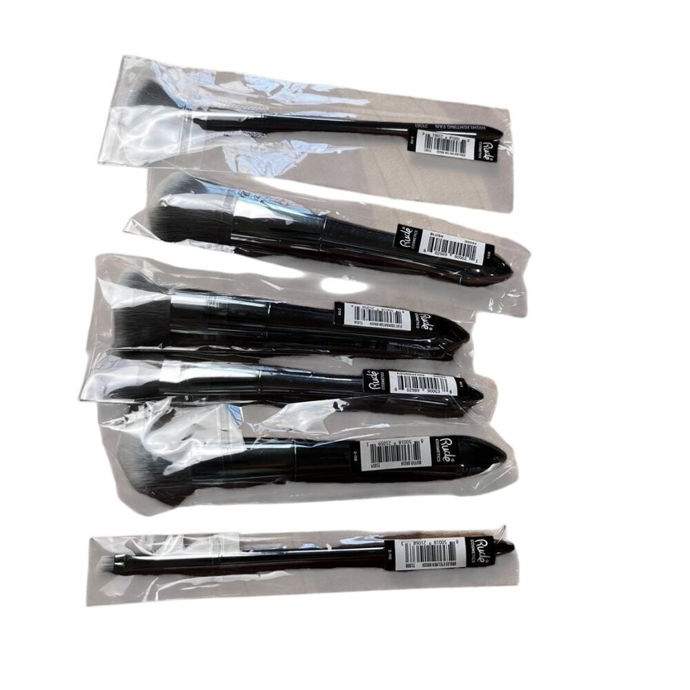 Rude Cosmetics 8 Brush Set Makeup Brushes